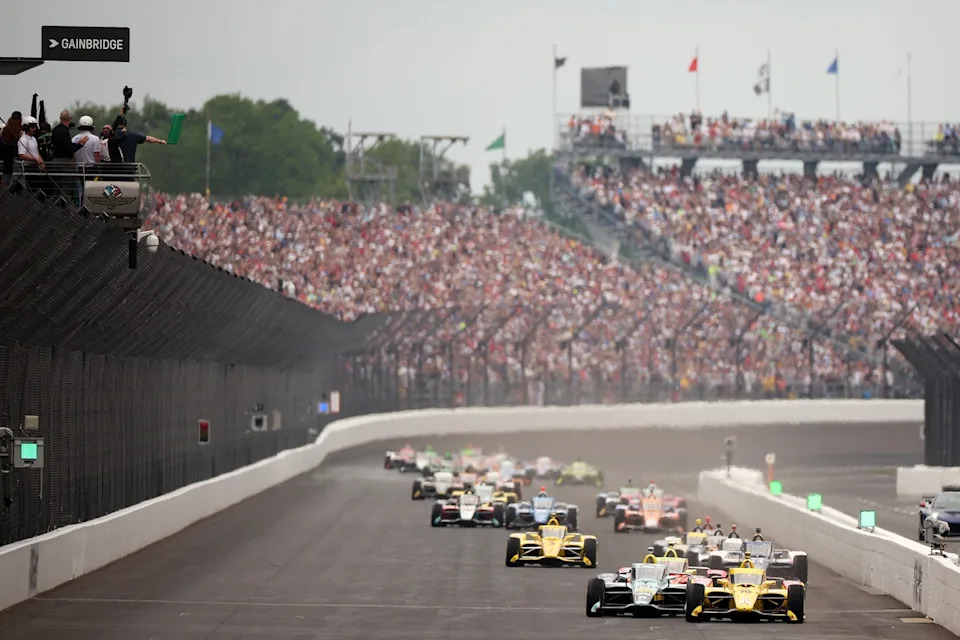Alex Palou, Chip Ganassi Racing Honda, Alexander Rossi, Ed Carpenter Racing Chevrolet