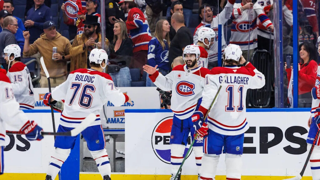 Canadiens are heading to the second round of the NHL playoffs after going through a rebuild