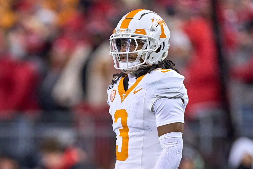 Jermod McCoy hits practice field