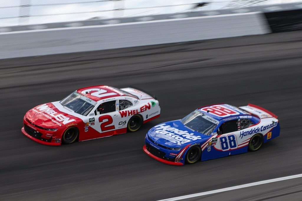 Jesse Love and Rajah Caruth will be Spire teammates for Nashville Truck race