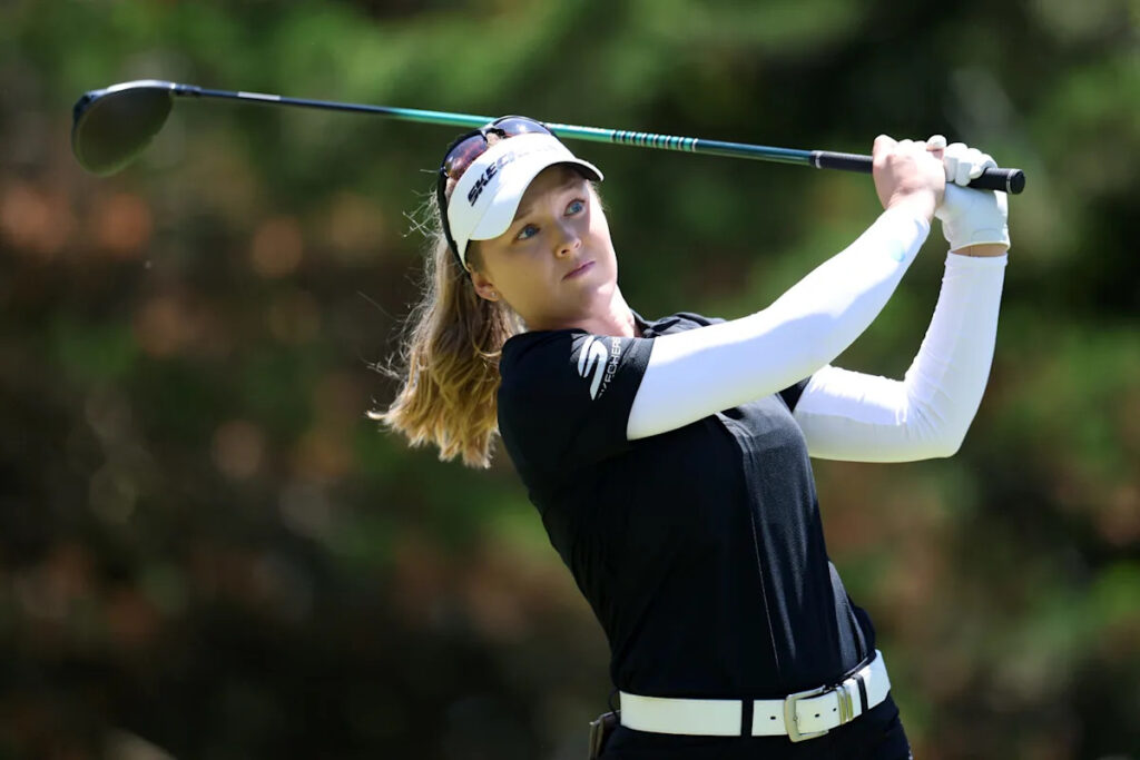 Brooke Henderson heads into big summer stretch with cousin as caddie Brooke Henderson heads into big summer stretch with cousin as caddie