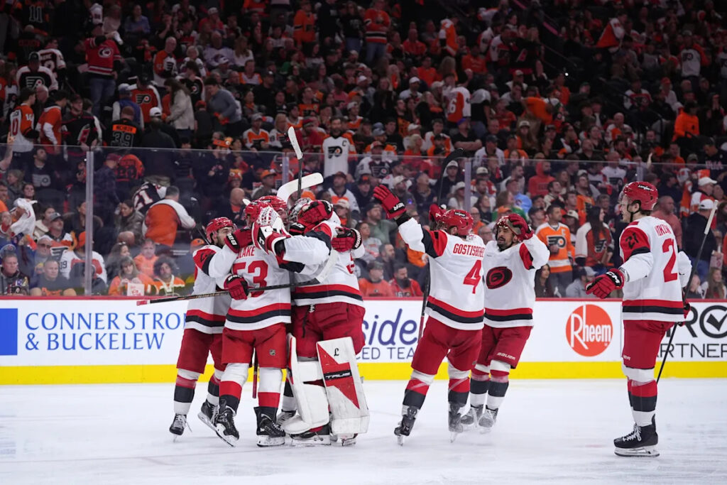 The Carolina Hurricanes are rolling in the NHL playoffs. Next is another lengthy between-rounds rest