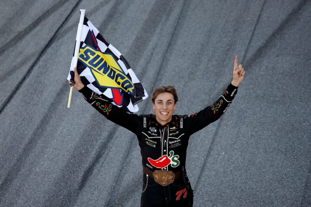 NASCAR’s newest winner Carson Hocevar attends the Met Gala