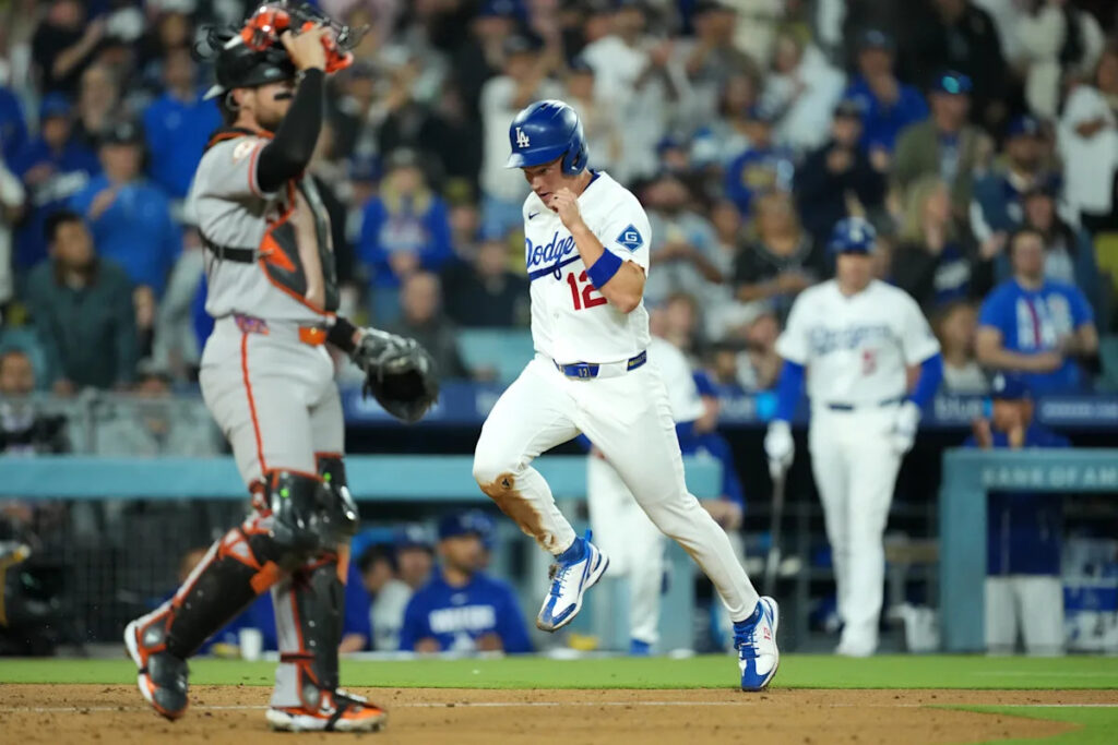 Dodgers rally to back Emmet Sheehan, beat Giants