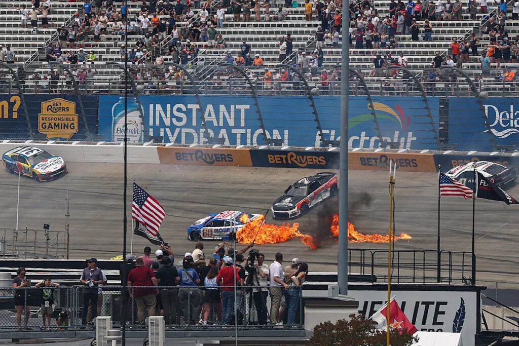 NASCAR All-Star Race’s first segment ends like it started — with a crash