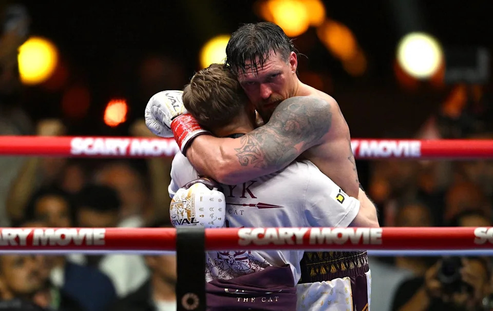 Usyk was expected to dispatch Verhoeven with ease (Getty)