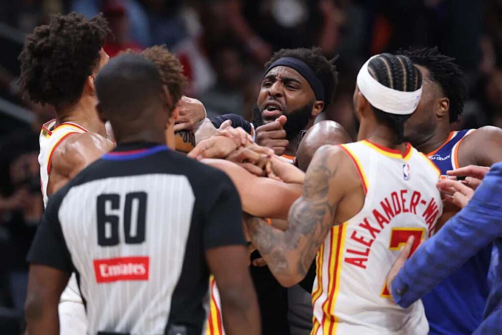 NBA fines Knicks’ Mitchell Robinson K, Hawks’ Dyson Daniels K after ejections for Game 6 altercation