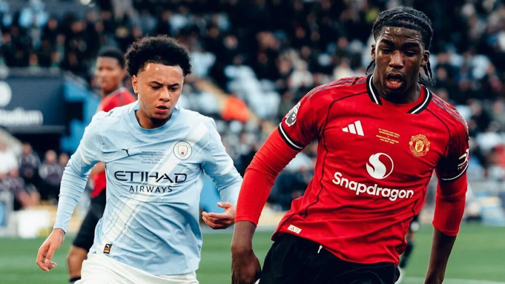 Man City beat rivals Man Utd to win FA Youth Cup