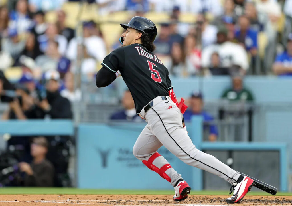 Dodgers acquire outfielder Alek Thomas from Diamondbacks