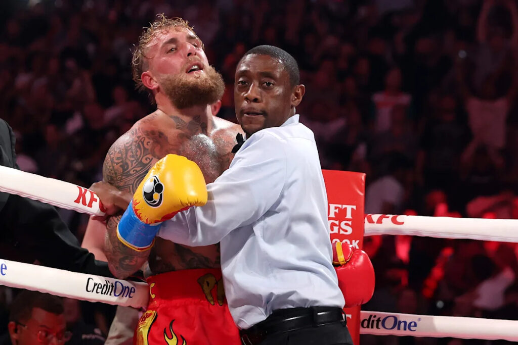 Jake Paul, still healing from brutal Anthony Joshua jaw-break, reveals he may never fight again