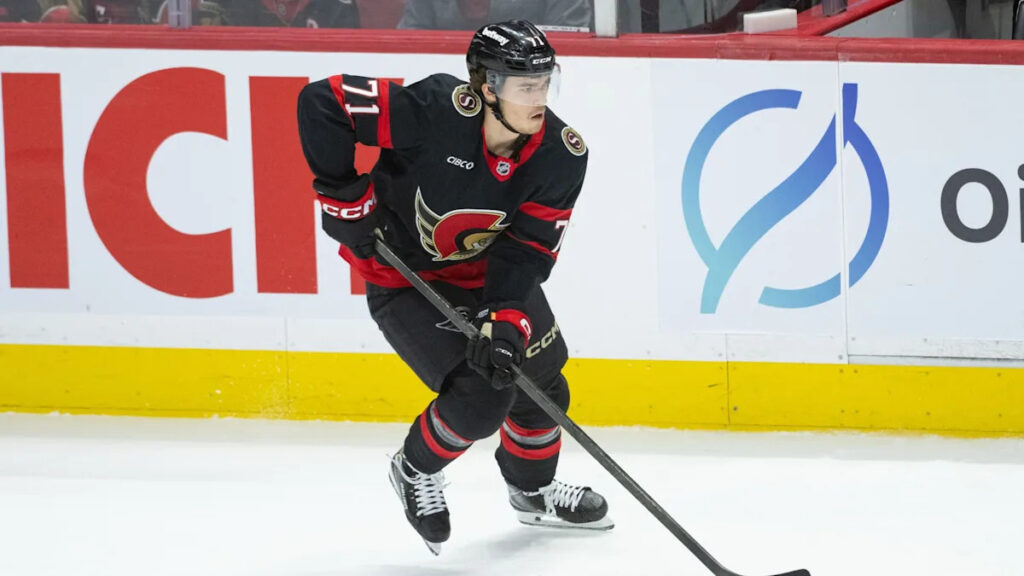 Senators’ Ridly Greig is suspended for two games for roughing in a playoff game