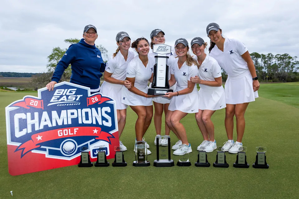 Xavier women's golf won its seventh straight Big East title on April 27, 2026.