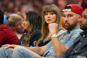 Taylor Swift attends Cavs vs. Knicks playoff game