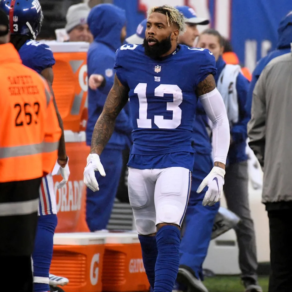 Beckham worked out for the Giants in April but did not wind up signing with the team. for the NY POST Photo/Robert Sabo