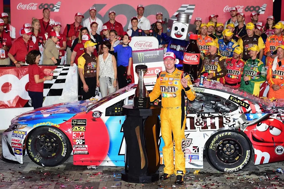 Kyle Busch wins Coke 600, No. 18 Joe Gibbs Racing Toyota