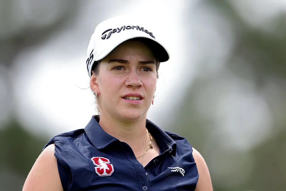 Paula Martin Sampedro of Spain looks on from the 12th tee during the second round of The Chevron Championship 2026 at Memorial Park Golf Course on April 24, 2026 in Houston, Texas.