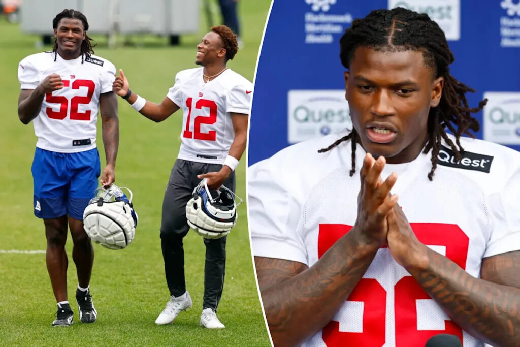 Arvell Reese puts all his tools — and mindset — on display for Giants at minicamp