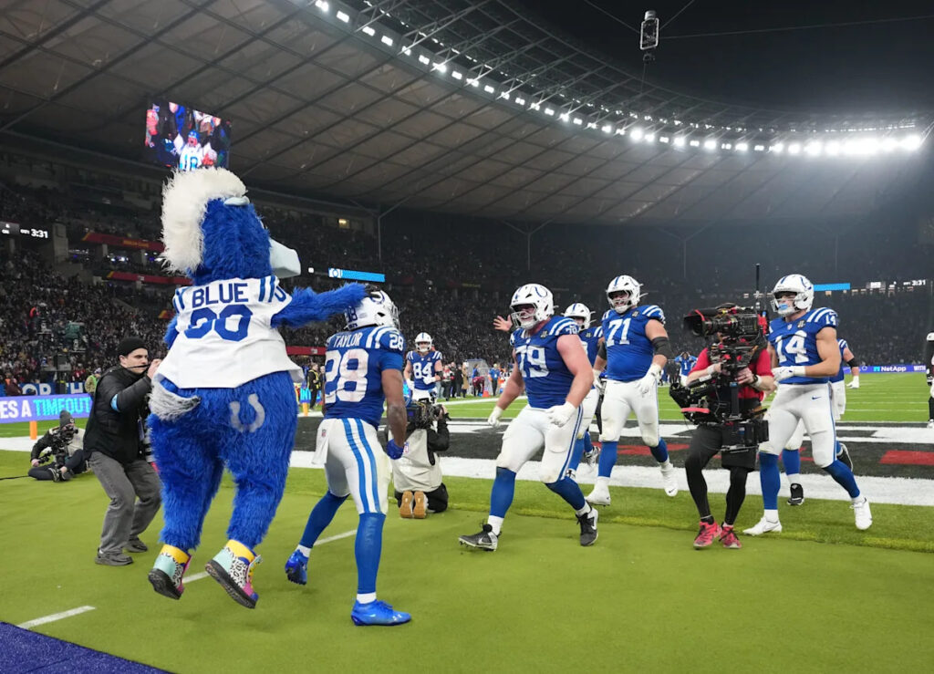 The Colts are becoming quite the world travelers