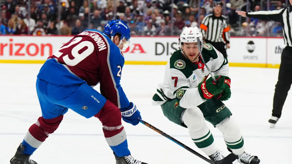 Cale Makar returns from injury, scores twice as Avalanche outlast Wild 9-6 in wacky Game 1