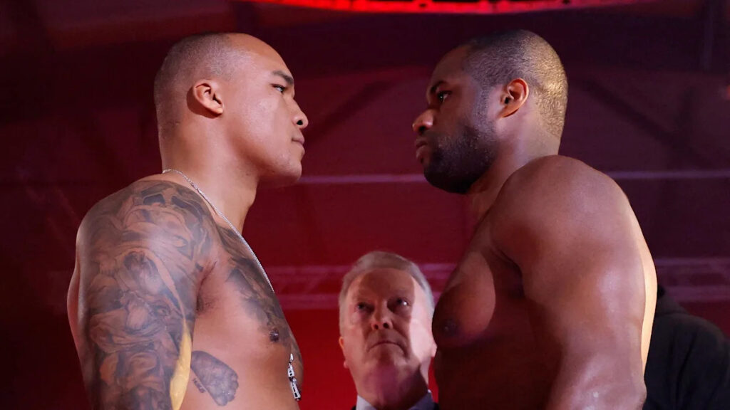 Tight-lipped Dubois weighs in at career-heavy 18st