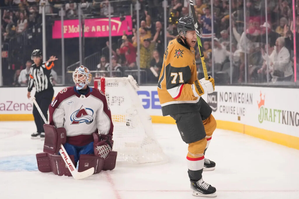 Golden Knights seek a sweep of Presidents’ Trophy-winning Avalanche in Game 4