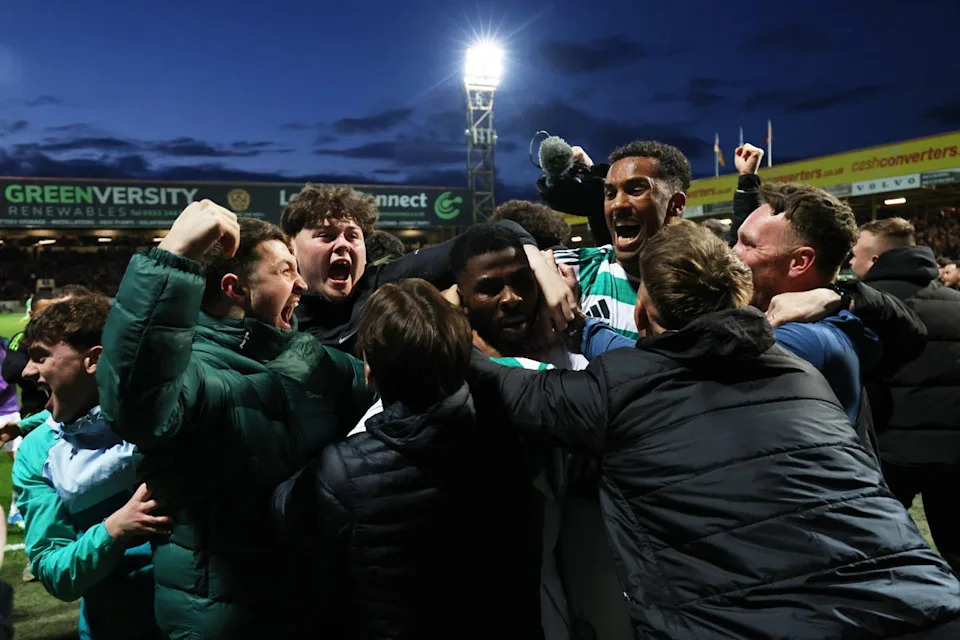 Celtic's Kelechi Iheanacho 99th-minute goal sparked wild scenes (PA)