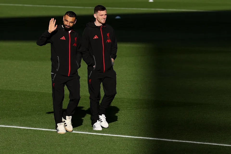 Robertson will share his Anfield farewell with Mohamed Salah (Reuters)