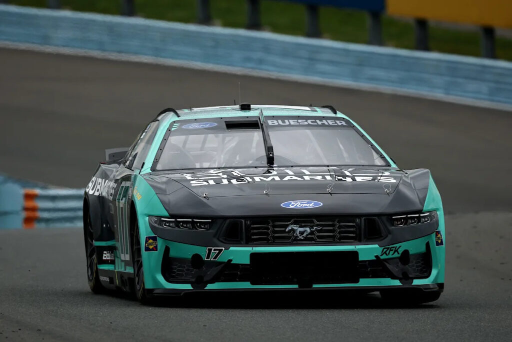 NASCAR reveals status of Chris Buescher’s No. 17 car at R&D Center