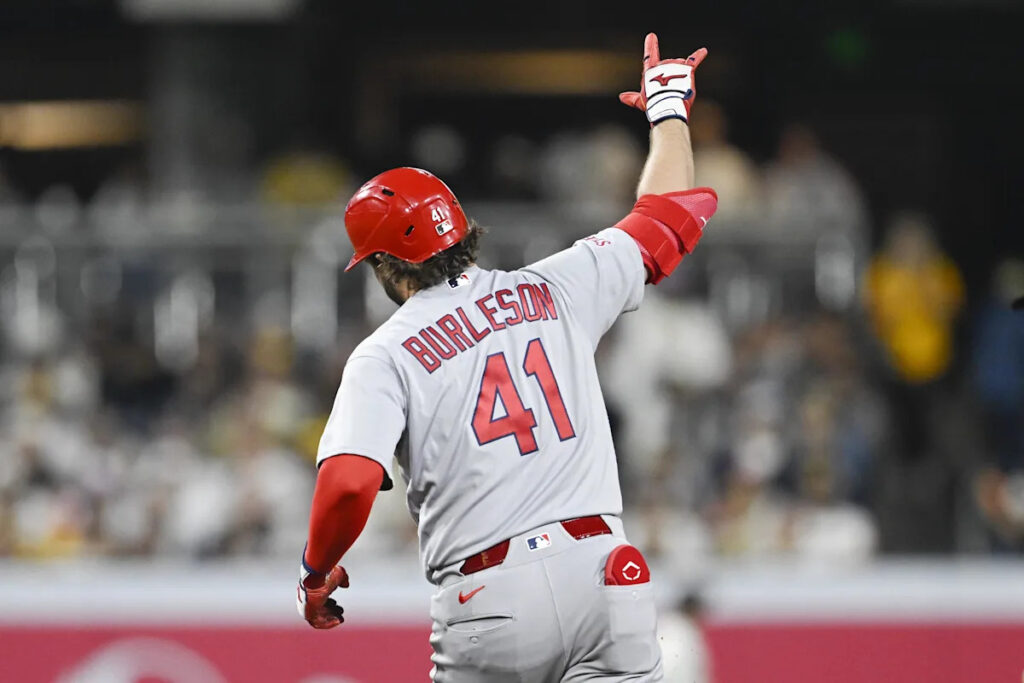 Burleson’s Power, Liberatore’s Curveball Lead Cardinals Over Padres 2-1