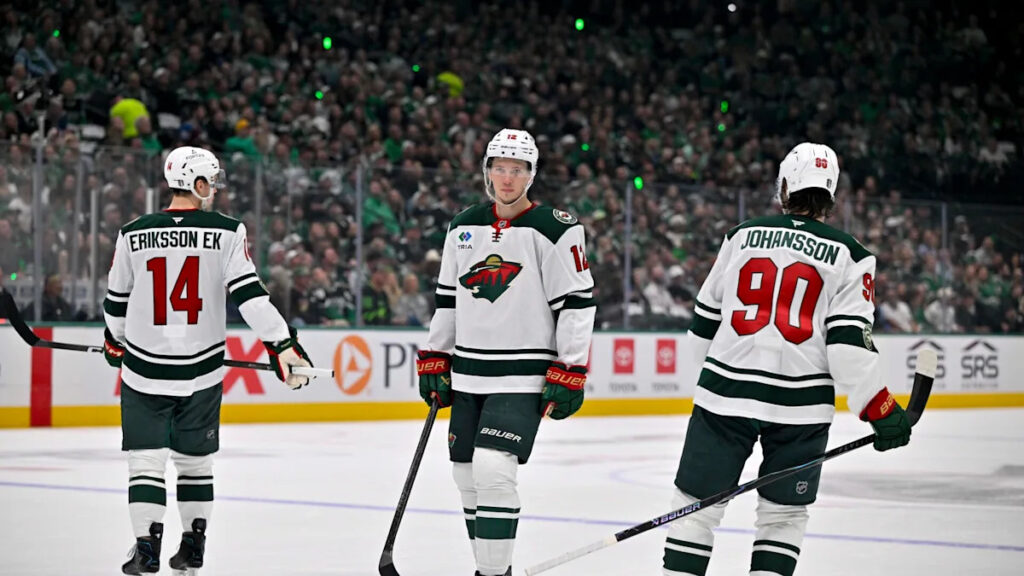 Wild vets Brodin, Eriksson Ek each had broken foot that kept them out of playoff series loss to Avs