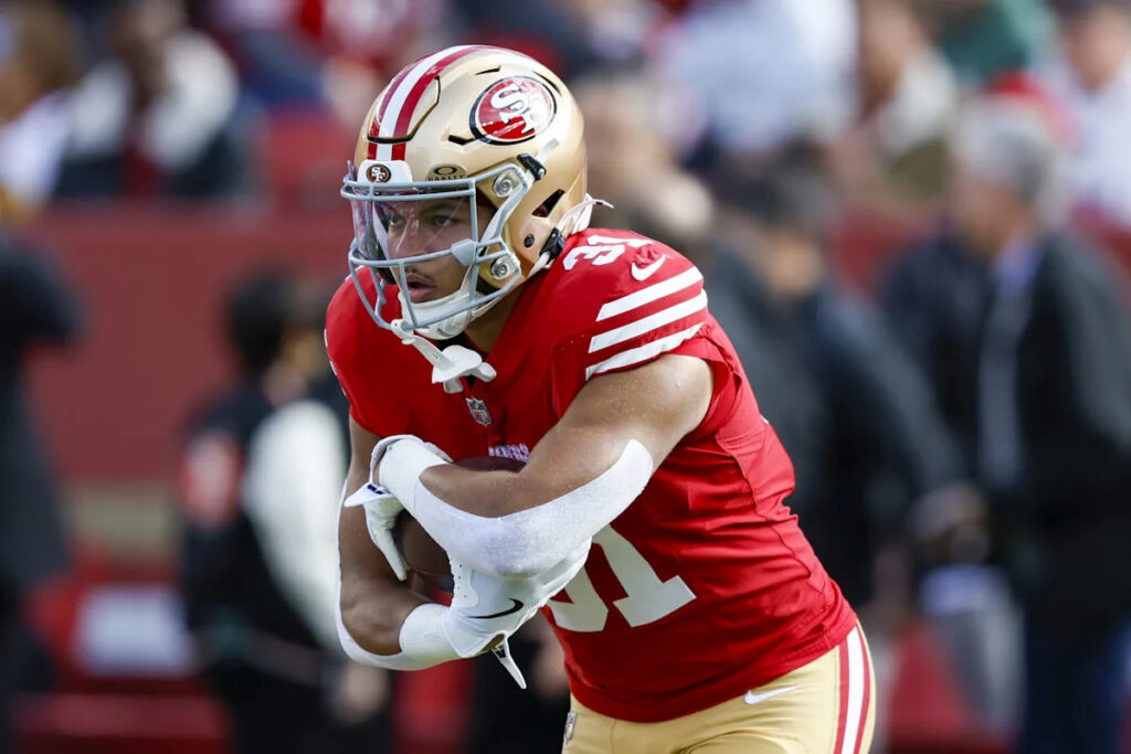 Isaac Guerendo tore pec one month ago, expected back at end of 49ers’ training camp