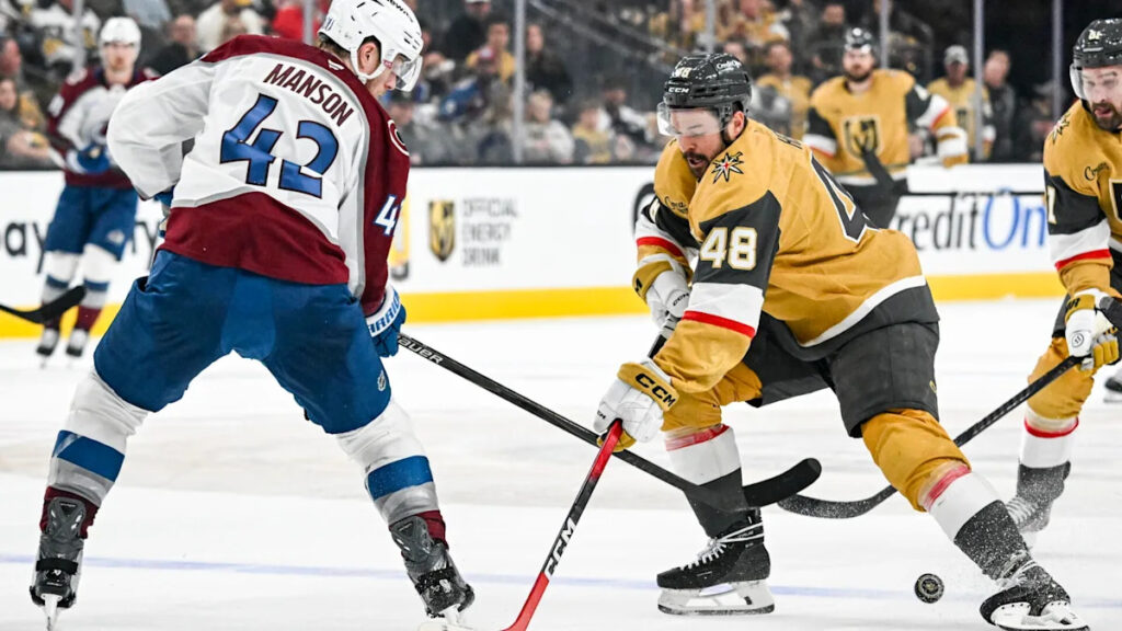 Hertl’s late winner caps Golden Knights’ wild 5-3 rally, giving them a 3-0 series lead on Avalanche Hertl’s late winner caps Golden Knights’ wild 5-3 rally, giving them a 3-0 series lead on Avalanche