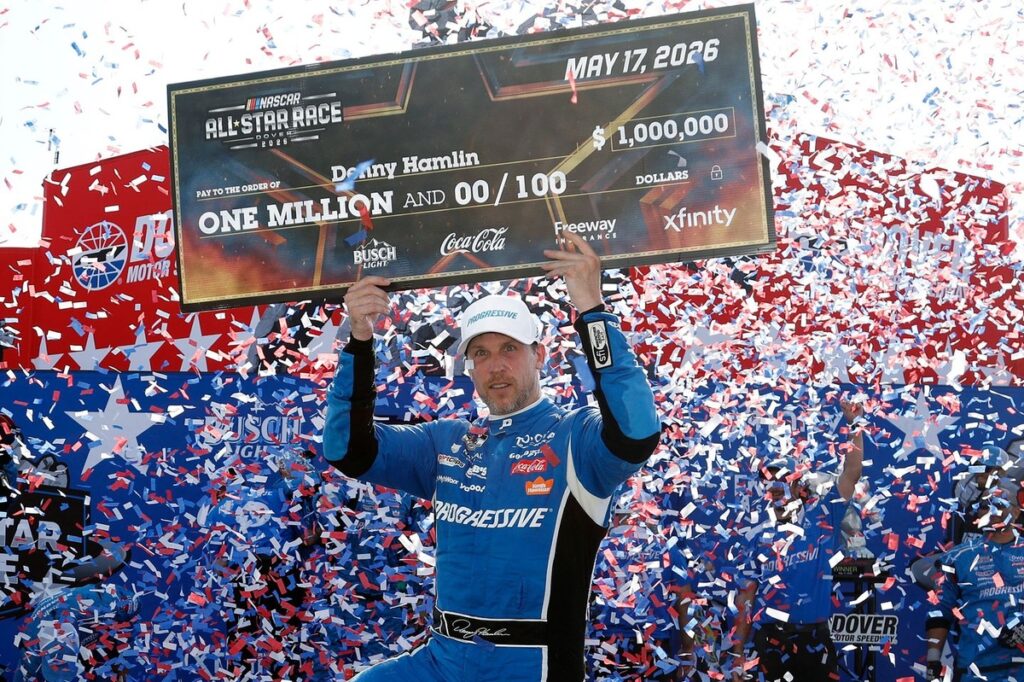 Denny Hamlin adds to legacy with million dollar win but mad it doesn’t count