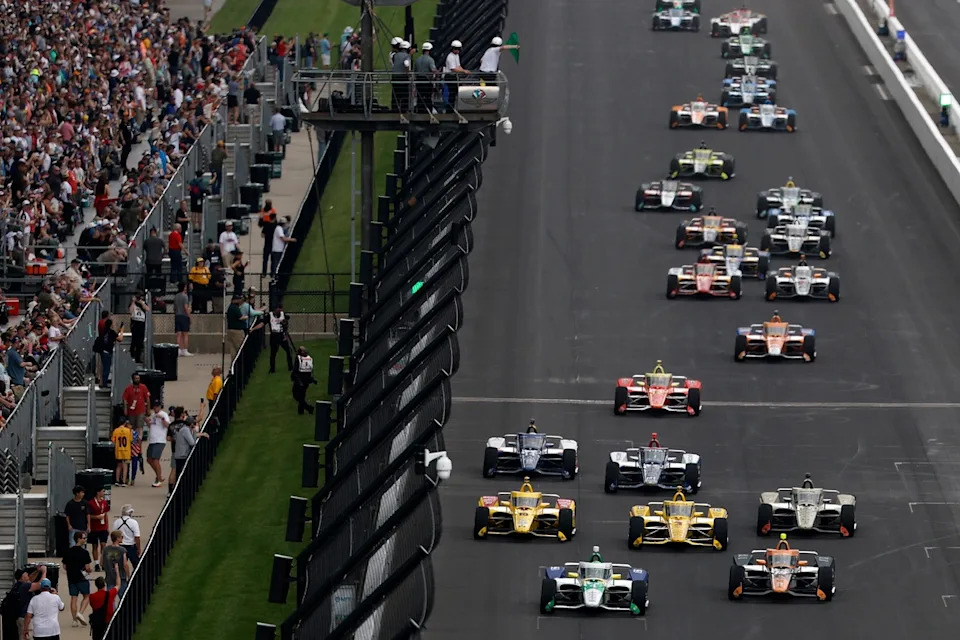 Caio Collet, AJ Foyt Enterprises Chevrolet, Romain Grosjean, Dale Coyne Racing Honda