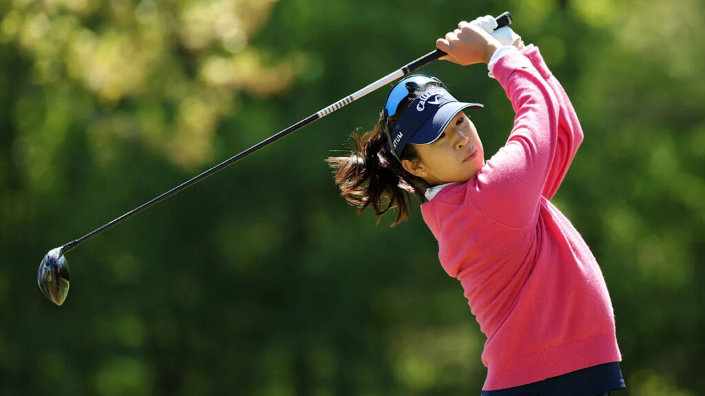 Andrea Lee has a big finish for a 66 to the lead the Mizuho Americas Open