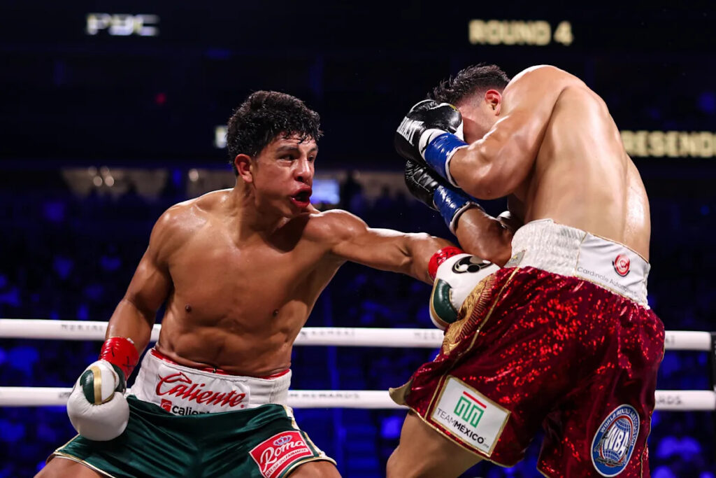 Jaime Munguia restarts career with brutal dominance of Jose Resendiz to seize WBA title