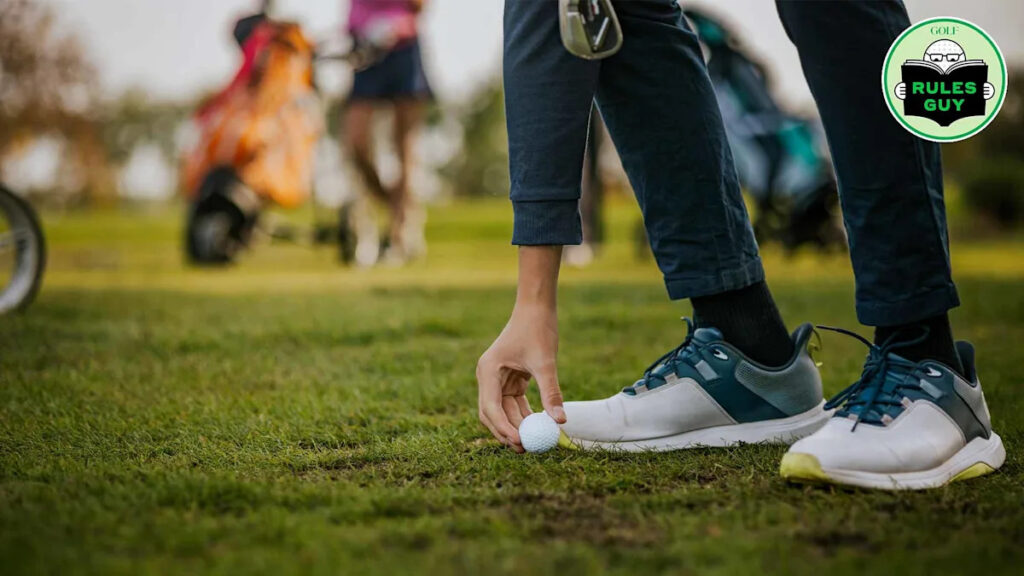 Rules Guy: When playing lift, clean and place, can you use your club to roll the ball around?