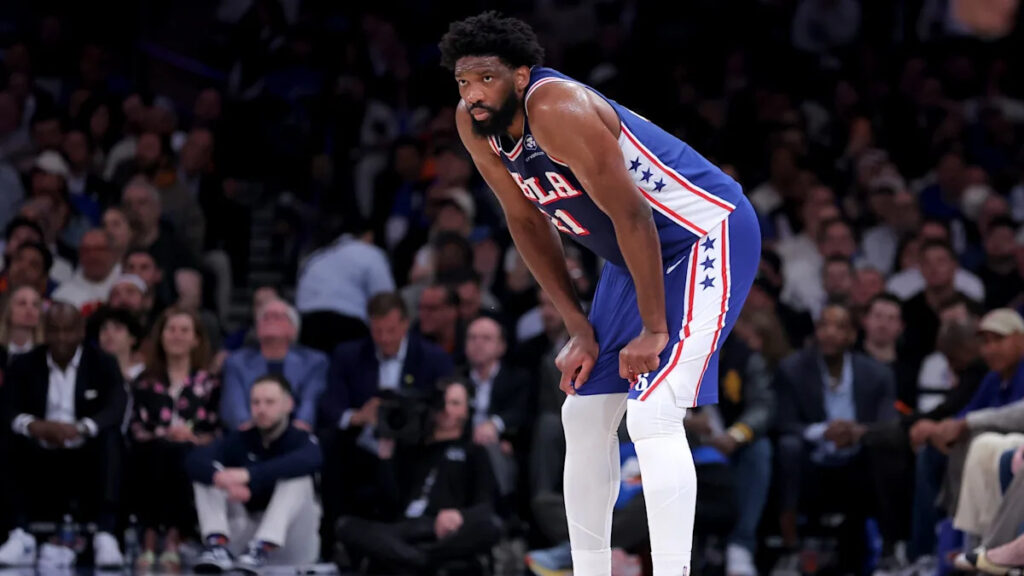 Joel Embiid out for 76ers Game 2 against Knicks with right ankle sprain, hip soreness