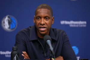 Masai Ujiri says Mavs ‘needed a clean slate to go forward,’ have ‘huge curiosity’ to see Kyrie Irving with Cooper Flagg