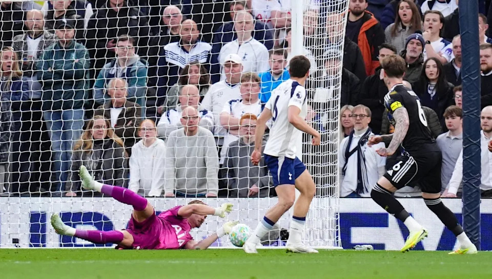 Antonin Kinsky made several stunning saves for Spurs (PA)
