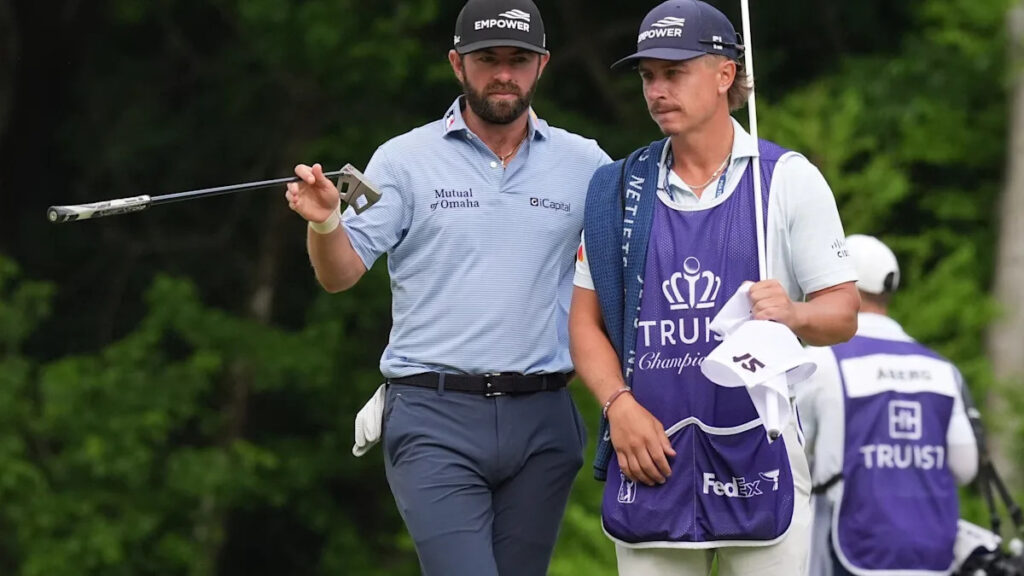 Cameron Young shoots 63 at Quail Hollow, trails Alex Fitzpatrick by 2 as he seeks 2nd straight win