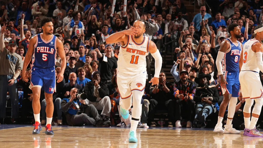 Jalen Brunson puts up an easy 35, sparks Knicks to dominant 39-point win over 76ers in in Game 1