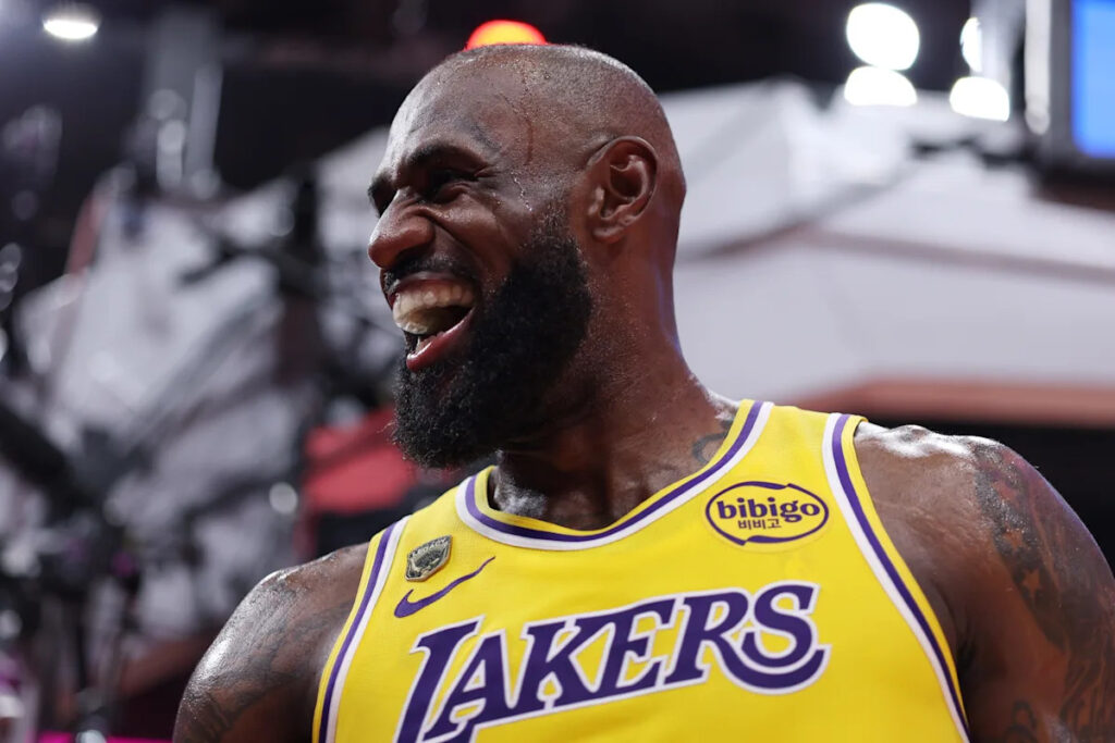 Lakers star LeBron James reaches another postseason scoring milestone