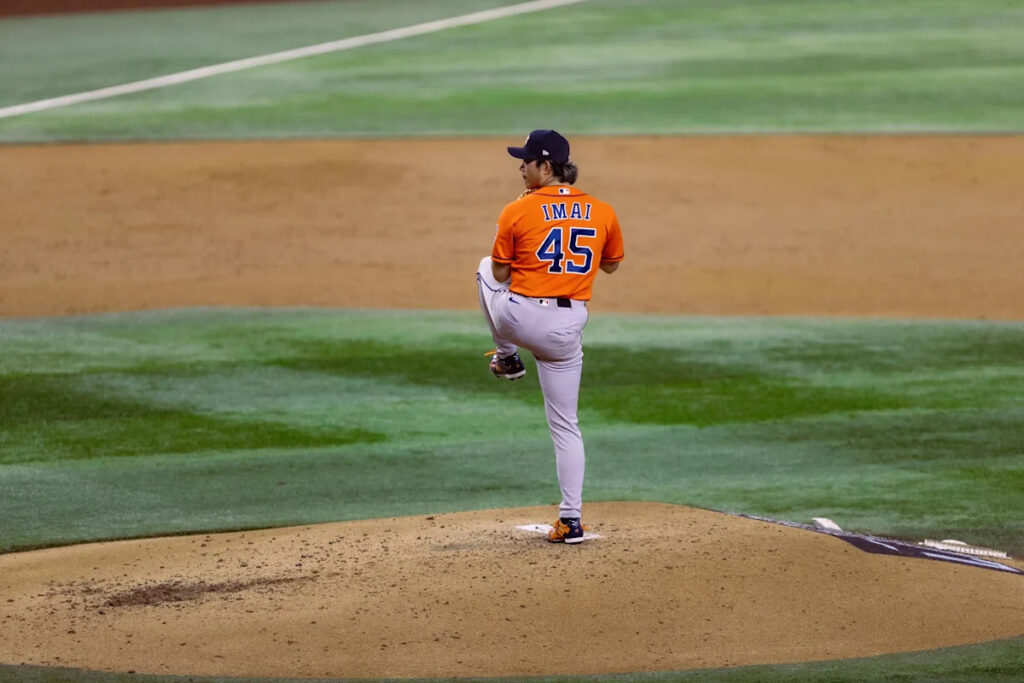 Imai, Pen Combine for No-Hitter as Astros Rout Rangers 9-0