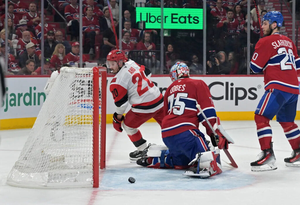 Hurricanes beat Canadiens in overtime again, take series lead | Highlights