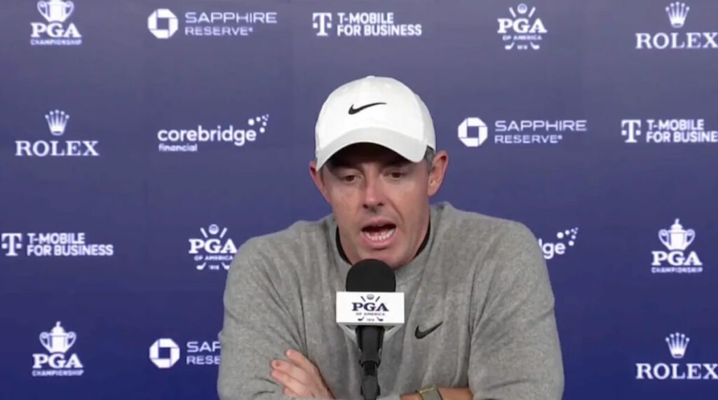 Rory McIlroy disses PGA Championship setup in press conference