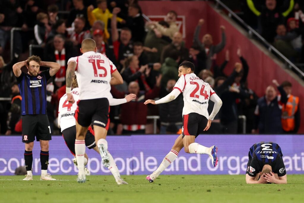 Southampton navigate tetchy Middlesbrough tie to reach Championship play-off final as ‘spygate’ saga rumbles on