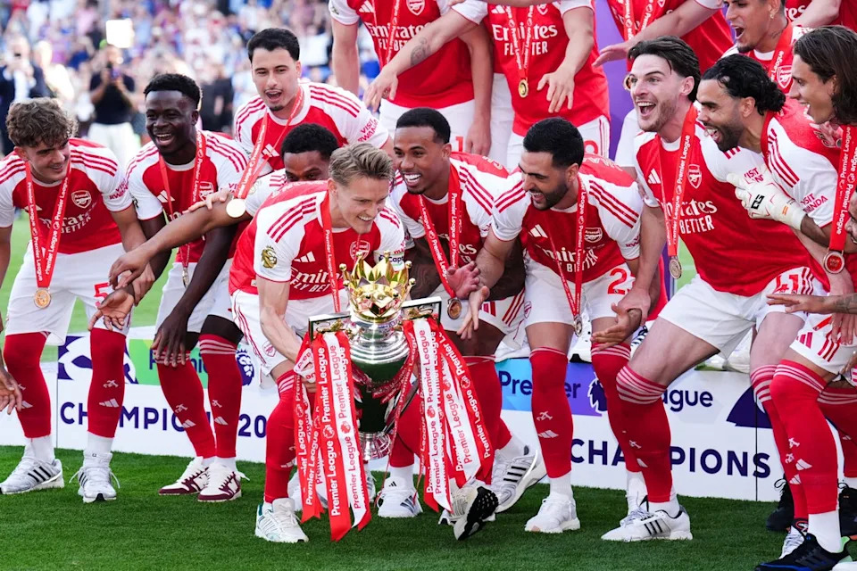 Arsenal had to battle virtually to the last to secure the Premier League title (PA Wire)