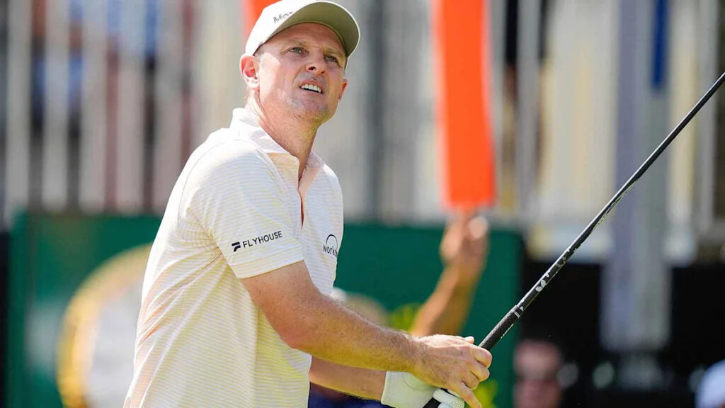 Justin Rose posts concerning stats in first round with McLaren irons at Cadillac Championship