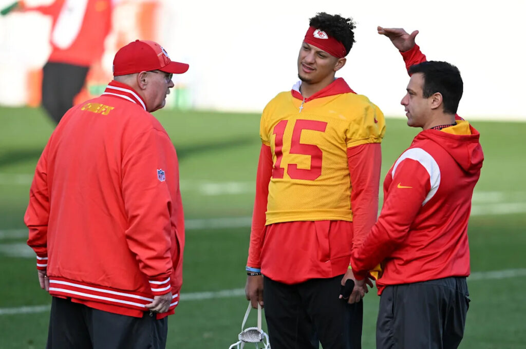 Chiefs’ Andy Reid talks precautions around Patrick Mahomes’ OTAs participation